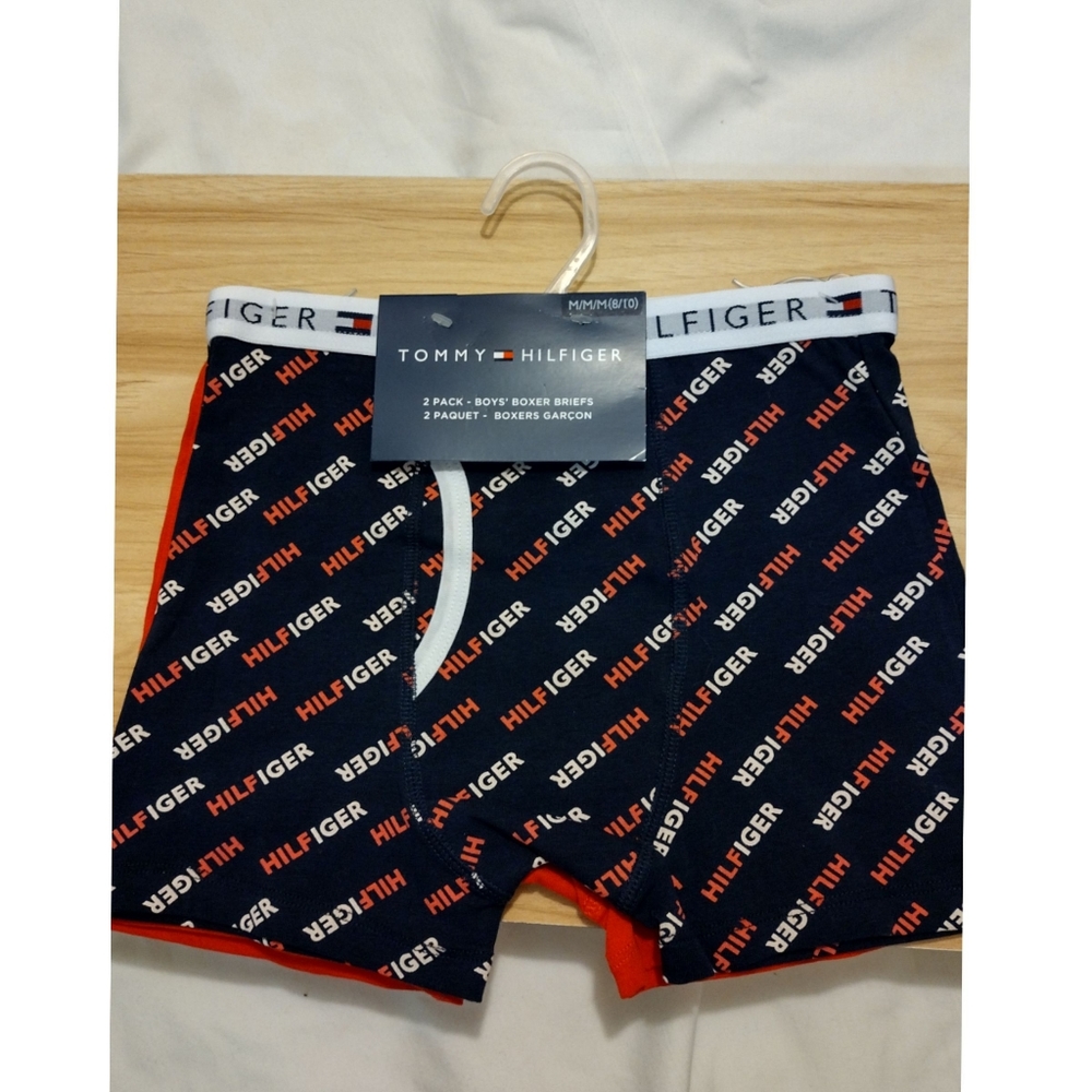 Tommy Hilfiger Boy's 2 Pack Boxer Briefs  Medium 8/10 NWT - Picture 3 of 6
